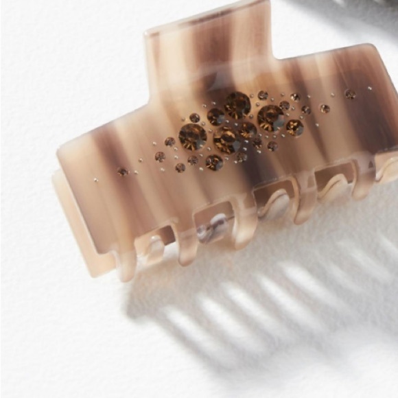 Anthropologie Accessories - Anthropologie hair clip embellished stones claw clip new without tags